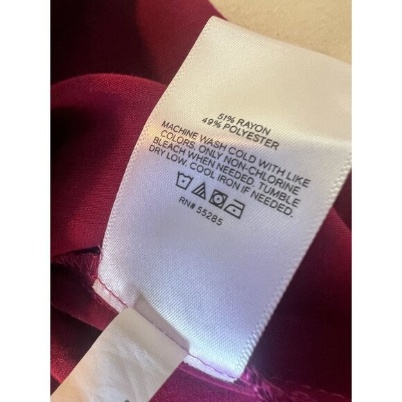 Express Purple Pink LG Satin Cowl Neck Mini Slip Dress Y2K Dopamine Clubwear - Picture 5 of 7